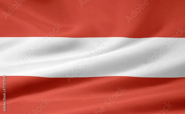 Obraz Österreichische Flagge