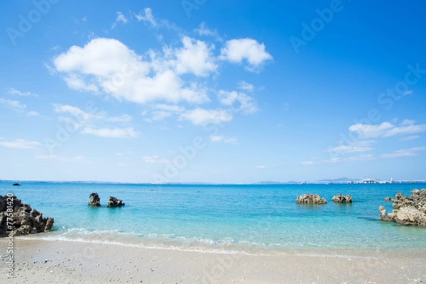Fototapeta 沖縄のビーチ・宮城島