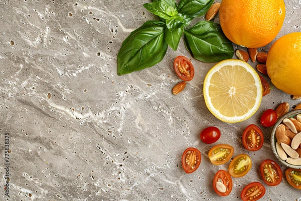 Fototapeta oranges and lemons