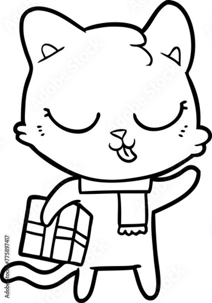 Fototapeta cartoon cat