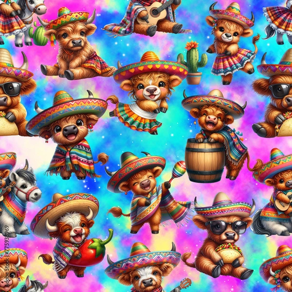 Fototapeta seamless pattern paper