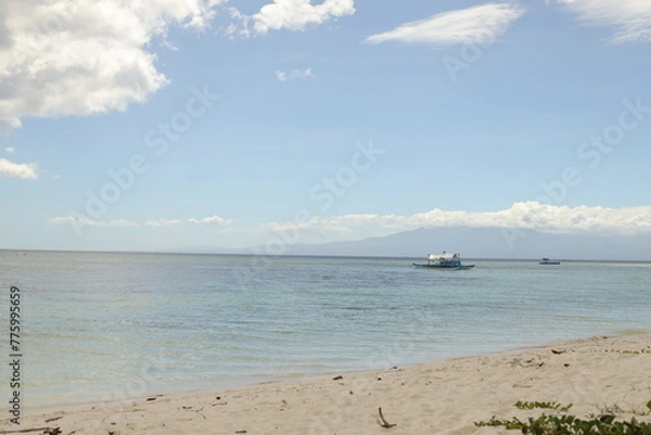Obraz A lonely boat.
