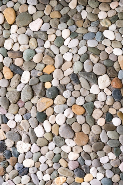 Obraz natural background small sea pebbles