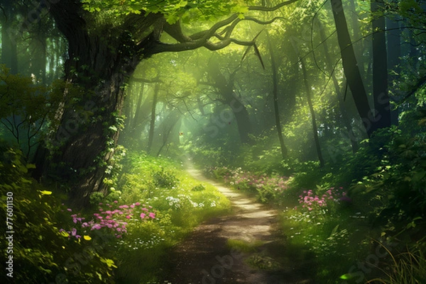 Obraz fantasy forest 