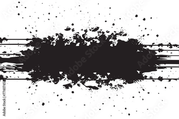 Fototapeta Captivating Monochrome Texture: Abstract Background with Dynamic Black and White Tones Effect