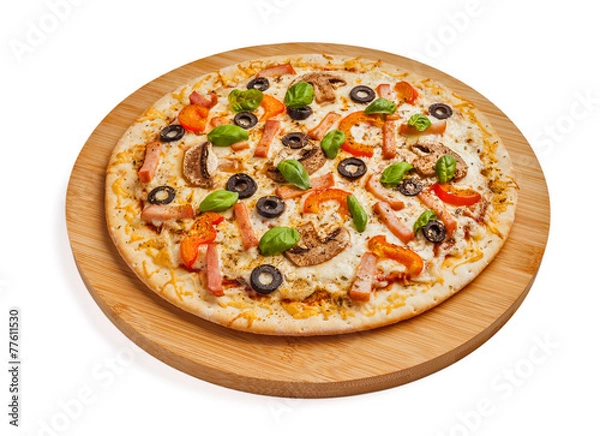 Fototapeta Ham pizza