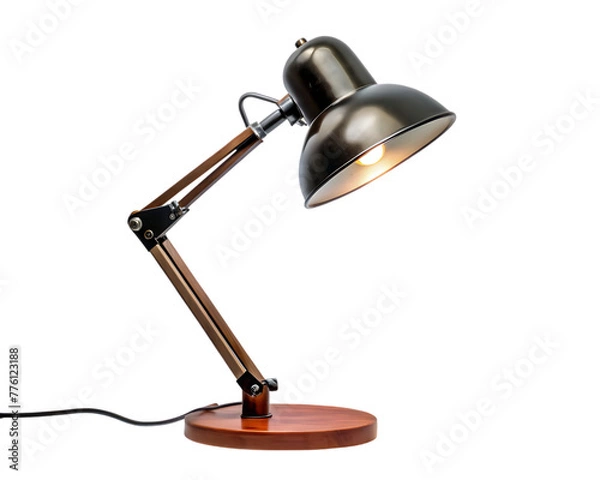 Obraz Table lamp isolated on a transparent background