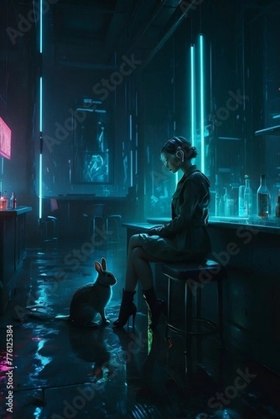 Obraz person in the club