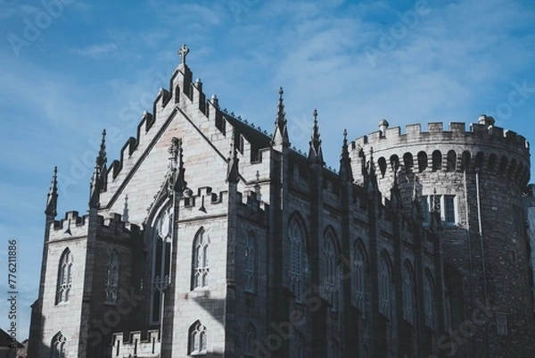 Fototapeta Views of Dublin Castle in Dublin, Ireland