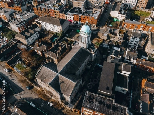 Fototapeta Views of Dublin, Ireland by Drone