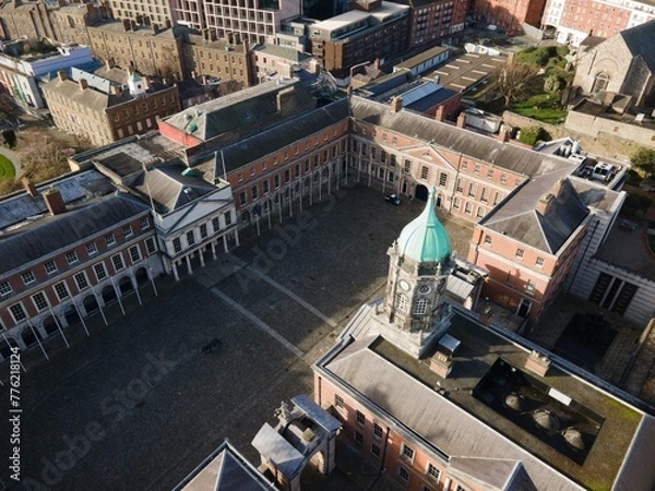 Fototapeta Views of Dublin, Ireland by Drone