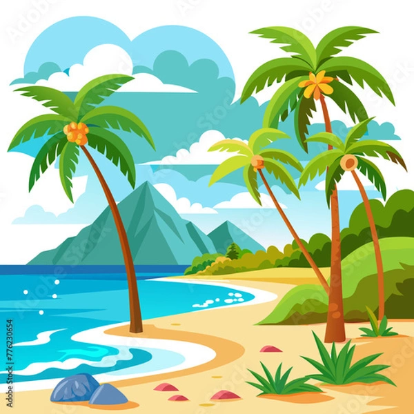 Fototapeta Tropical beach