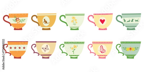 Obraz Cup Flat Illustration