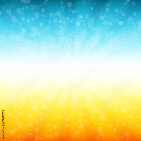 Obraz Vector Summer time background.