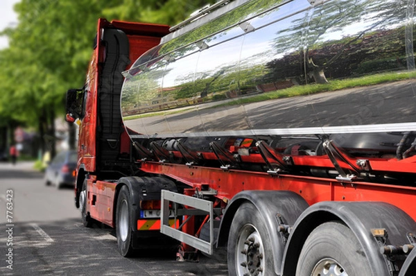 Obraz Milchtankwagen - chromverkleidet 