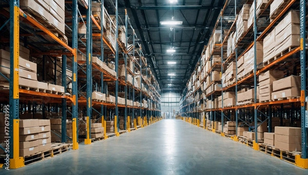 Obraz Large Distribution Center Warehouse 