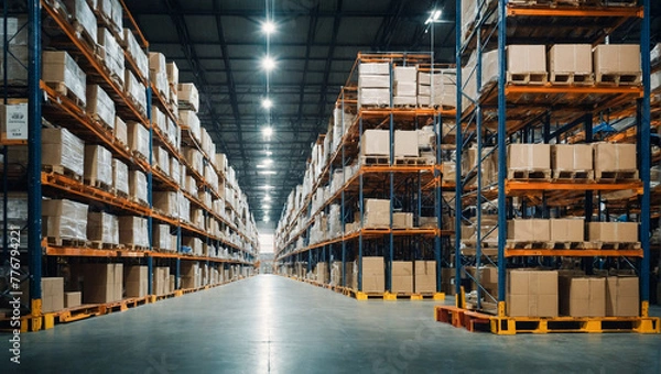 Obraz Large Distribution Center Warehouse 