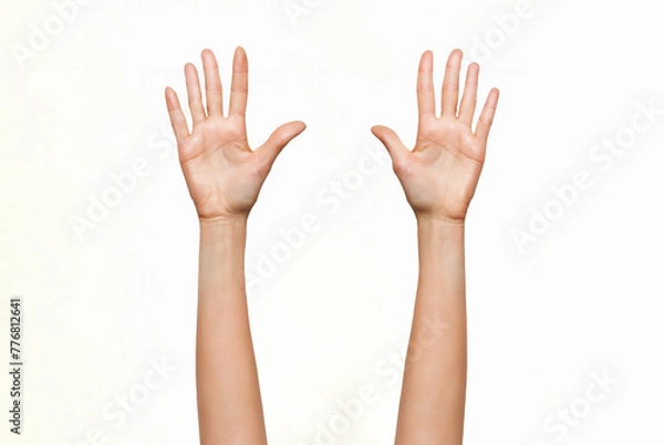 Obraz Hands reaching up, symbolizing help and support