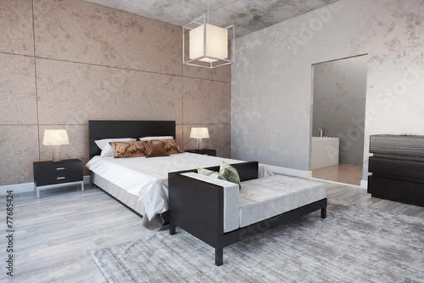Obraz modern bedroom interior