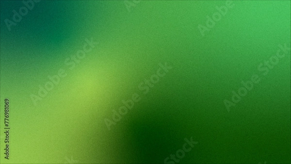 Obraz green abstract grainy gradient color background, illustration of green radial grain gradient background and wallpapers