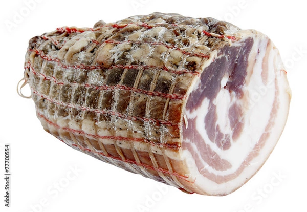 Obraz Poitrine roulée Jambon d'Auvergne détourée