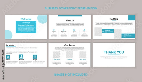 Fototapeta Elements of infographics for presentations templates. Annual report, leaflet, book cover design. Brochure layout, flyer template design. Corporate report, advertising template in vector Illustration.
