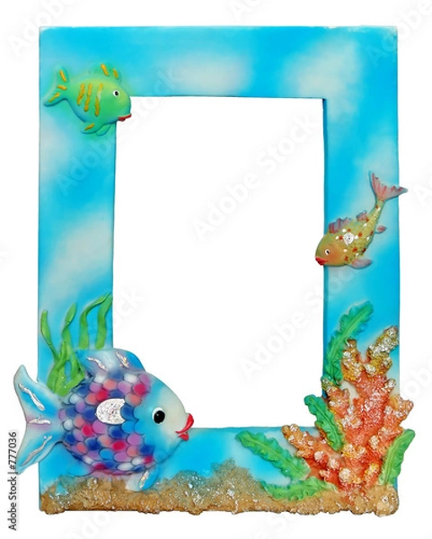 Obraz aqua photo frame