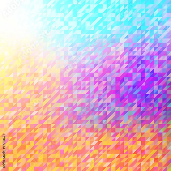 Obraz Triangular background