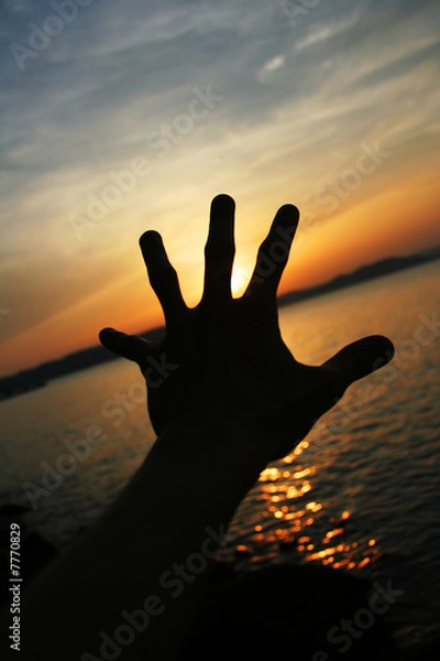 Obraz Grabbing the sun II