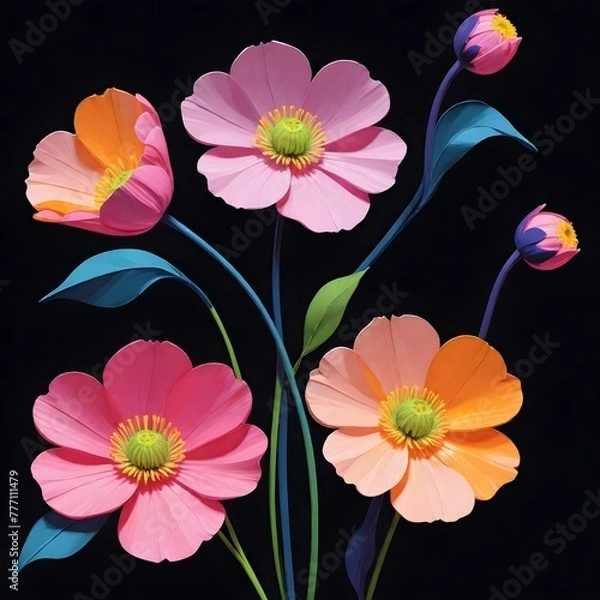 Fototapeta floral background