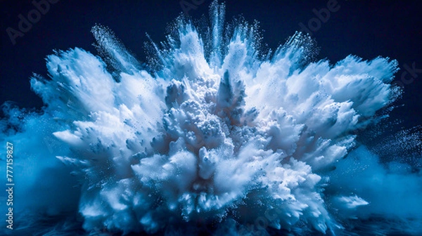 Fototapeta Dynamic Explosion of Color, Abstract Powder Burst in Motion