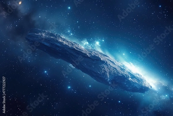 Fototapeta Cometary Calamity: The Earth under Siege