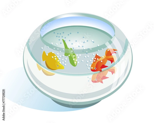 Obraz aquarium with fish