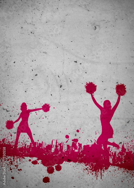 Obraz Cheerleader background