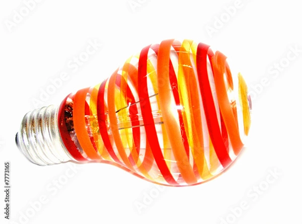 Fototapeta kolor żarówki