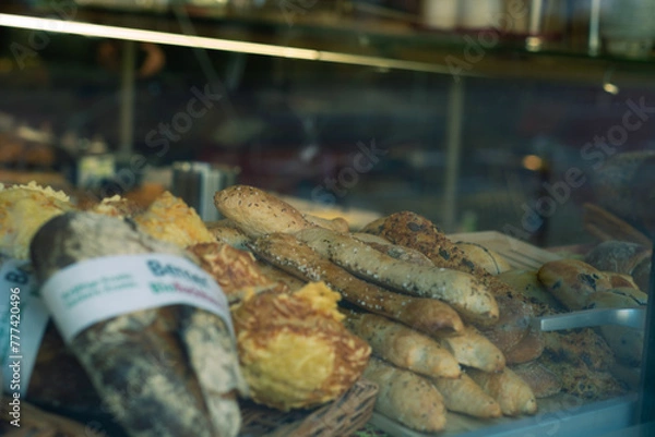 Obraz a display case with pastries