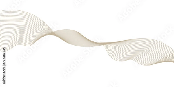 Obraz white wave pattern background , vector illustration, digital art