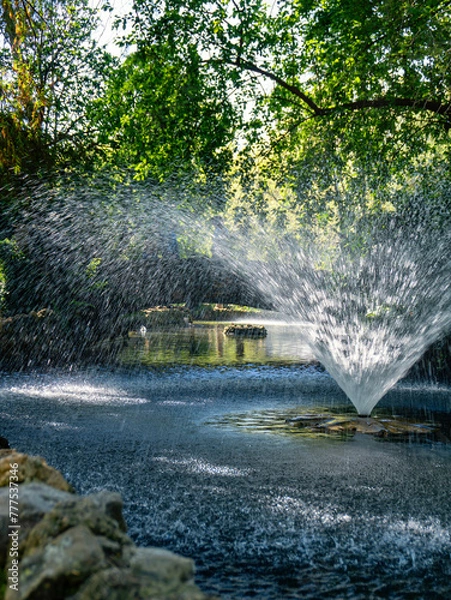 Obraz fuente de agua