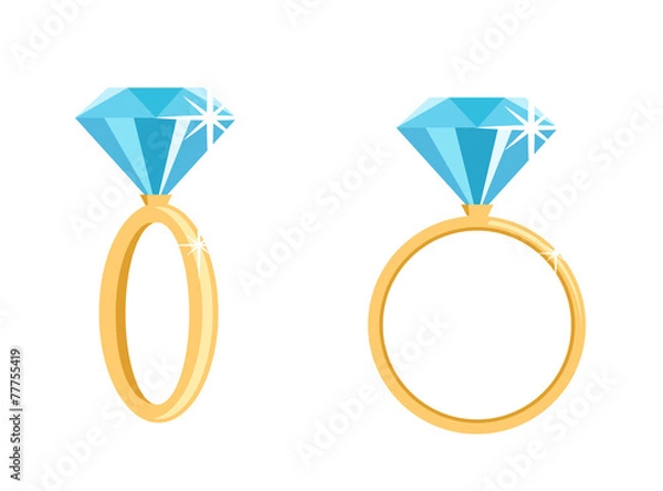 Fototapeta Diamond ring