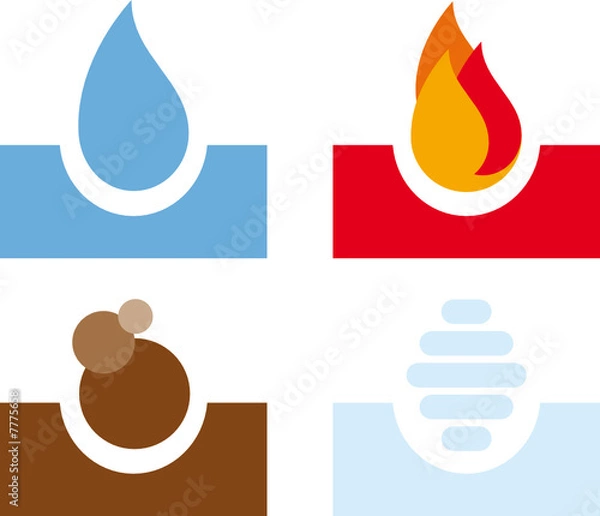 Obraz Quattro elementi