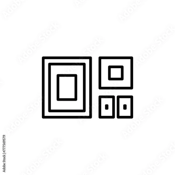 Fototapeta Frame icon