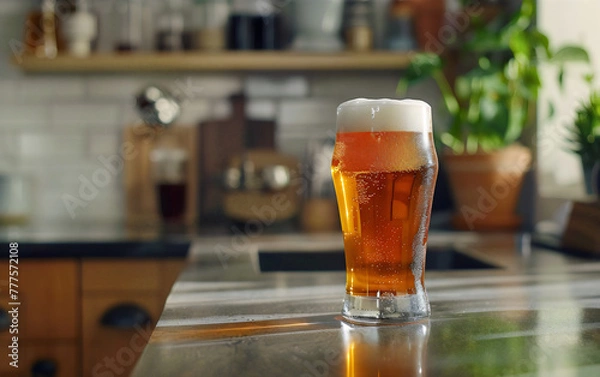 Fototapeta A Cold Brew on the Counter