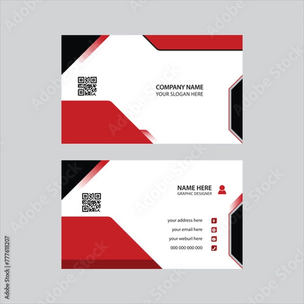 Fototapeta minimal design for business card resource