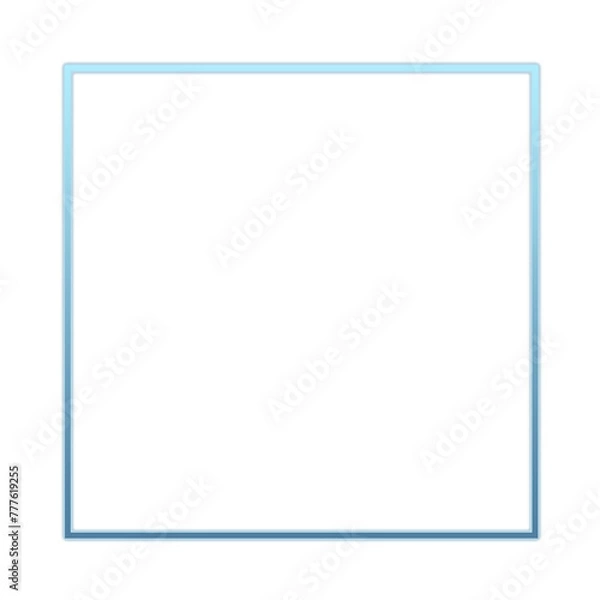 Obraz Neon square frame