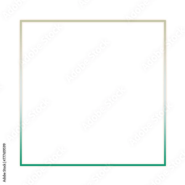 Fototapeta Neon square frame