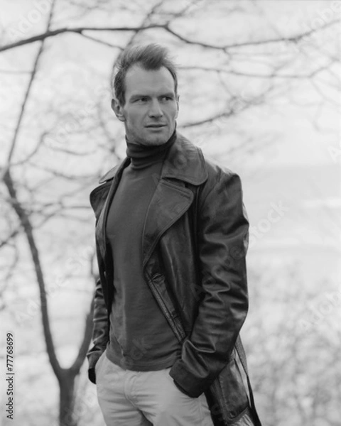 Obraz Pensive guy portrait