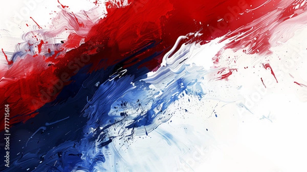 Fototapeta Generic American flag colors background 