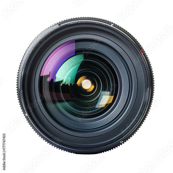 Obraz camera lens isolated on white