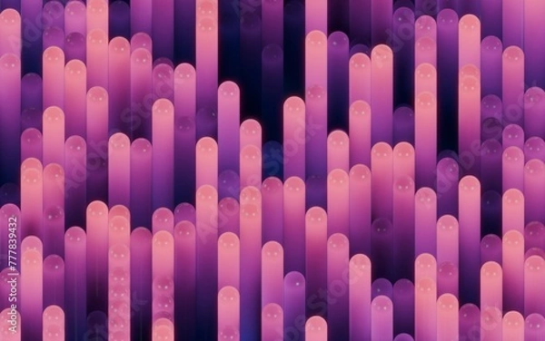 Obraz Abstract background with colorful candy looking shapes
3D Render