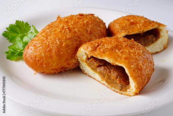 Fototapeta カレーパン　惣菜パン